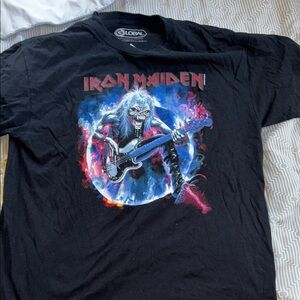 Iron Maiden Black Graphic T-Shirt